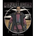 thumbnail image 2 of Men's Star Wars: The Mandalorian Greef Karga Portrait Pull Over Hoodie Black 2X Large, 2 of 4