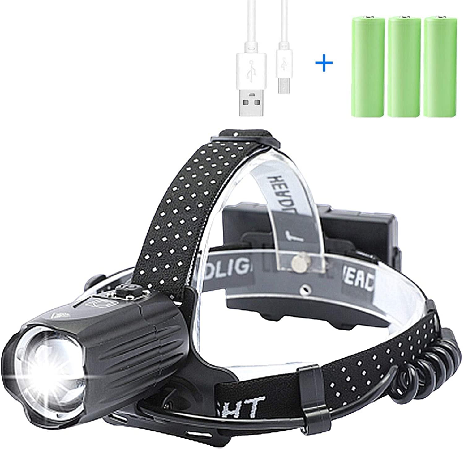 80 Lumens Giant International Olympia EX080 Lightweight Water Resistant LED Headlamp 