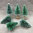 thumbnail image 6 of Manunclaims 8Pcs Mini Christmas Trees Snowy Pine Xmas Party Ornament Holiday Decoration, 6 of 7