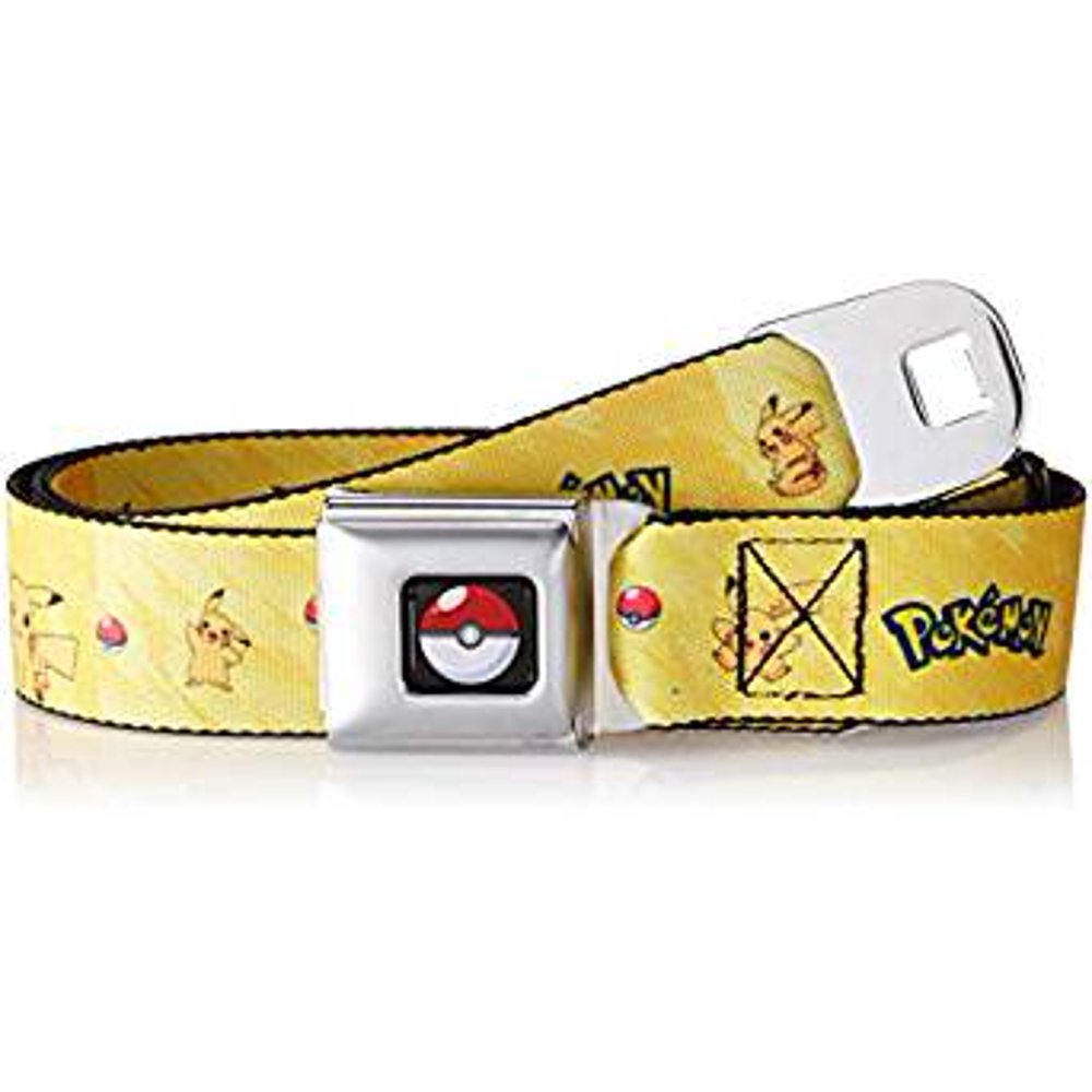 Pokémon Seatbelt Belt Pokemon V.3 Adj 2438' Mesh New pkawpk022