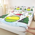 thumbnail image 3 of Homewish Tennis Ball Lovers Bed Sheets,Cute Cartoon Christmas Tree King Sheets,Colorful Xmas Ball Sheet Set For Boys Teen,Microfiber Bedroom Decor,4 Pieces, 3 of 7