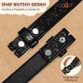 thumbnail image 5 of SUOSDEY Kid Western Leather Belts Strap for Boys Girls,Toddler Youth Engraved Embossed Belt Strap without Buckle, 5 of 6