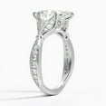 thumbnail image 2 of Dazzle Jewel 14K White Gold Plated Rings - Marquise Cut Excellent 2.5 Ct Diamond Rings - Multi Diamond Engagement Wedding Eternity Bands - Latest Engagement Diamond Rings for Women's - Gift For Mom, 2 of 2