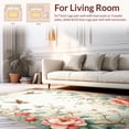 thumbnail image 2 of ODIKA 8'x10' Machine Washable Non-Slip Area Rug, Whimsical Floral Birds & Blossoms Design High Traffic Rug, Pink, 156979, 2 of 7