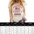 thumbnail image 3 of Imprimir Camisetas Casuales Camiseta suelta para mujer Día de la Independencia 4 de julio de 2023 Tops femeninos (Beige M) Cgtredaw Para estrenar, 3 of 6