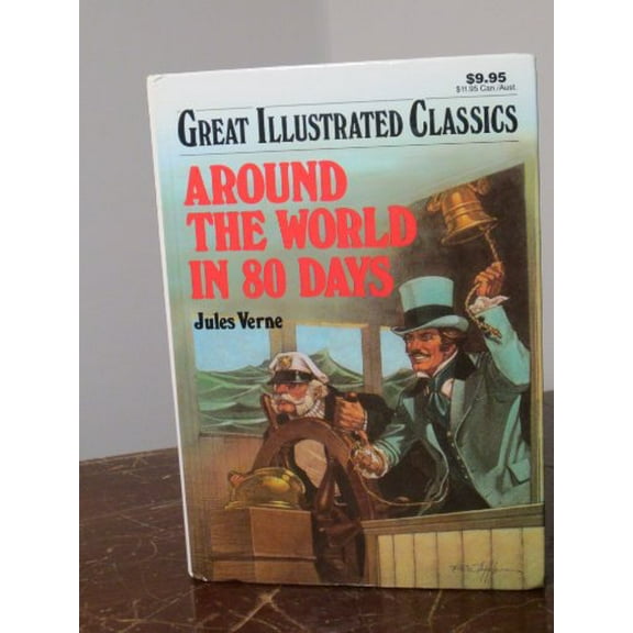 Pre-Owned Around the World in 80 Days (Great Illustrated Classics), 9780866119528, 0866119523, Paperback,
