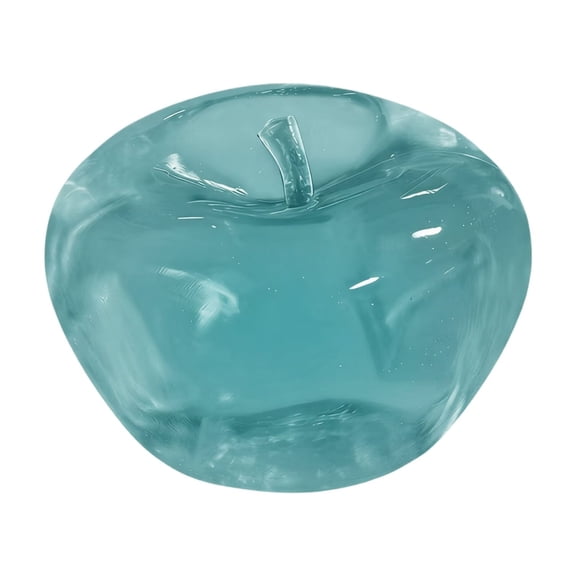 Blue Apple Bouncy Stress Reliever Fidget, Maltose Filled Slow Recovery Pinching Fidget, Sensory Pinch Anxiety Relief Novelty