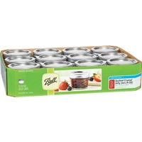 Ball Mason 4oz Quilted Jelly Jars with Lids and Bands, Set of 12