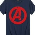 thumbnail image 3 of Marvel The Avengers - A Logo - Toddler And Youth Short Sleeve Graphic T-Shirt, 3 of 5