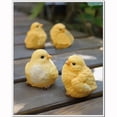 thumbnail image 5 of 4X Cute Resin Yellow Little Baby Chick Home Ornaments Decoration, 5 of 7