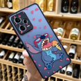 thumbnail image 3 of Matte Case for Redmi NOTE 12 11 10 11S 10S 9 9S 9T 8 7 6 5 4 3PRO PLUS 4G 5G Case Funda Coque Shell Lilo & Stitch Cartoon Anime, 3 of 5