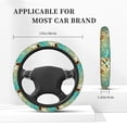 thumbnail image 3 of Fuzoiu Starfish And Seashell Print Elastic Stretch Steering Wheel Cover, Universal 15 Inch Automotive Steering Wheel Cover, Anti-Slip Sweat Absorption Universal Car Accessories for Women Men, 3 of 6