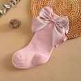 thumbnail image 3 of Baby Girls Knee High Socks with Bow Long Stockings Infants Toddlers Ruffled Socks School Uniform Leggings 0-3Y, 3 of 7