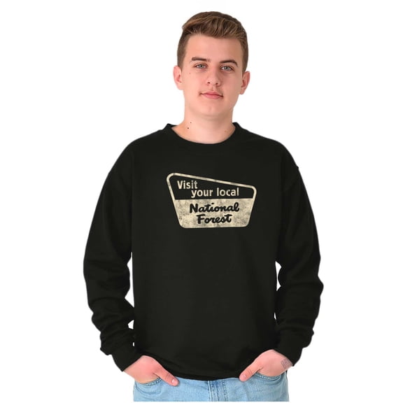 Visit Your Local National Forest Sweatshirt for Men or Women Brisco Brands S
