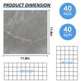 thumbnail image 2 of 40 Sheet Vinyl Flooring 12”x12” Peel and Stick Floor Tile Waterproof Grey Marble Vinyl Floor Tiles Clearance Self Adhesive Floor Tiles Sticky Laminate Flooring for Bathroom Kitchen Basement RV, 2 of 12