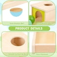 thumbnail image 4 of Caja Montessori Object Permanence Adena con bandeja y 3 bolas, 4 of 9