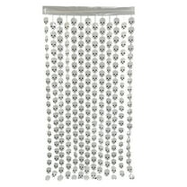 WEGFTDUOP Halloween Decor 79x39 Inches Skulls Rain Curtains Halloween Decorations Halloween Party Supplies Indoor Home Door Frame Aisle Decorative Curtain Indoor Ornaments