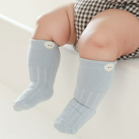 

6 pair kind Autumn New Cartoon Cute Fresh And Comfortable Wide Rib Warm Socks Color Random