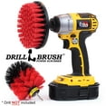thumbnail image 7 of Drill Brush - Outdoor - Cleaning Supplies - Spin Brush - Red Stiff Bristle Scrubber Set - Farm - Horse - Barn - Water Trough - Feed Buckets - Concrete Pools - Concrete - Rubber Mat - Fountain - Brick, 7 of 7