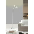 thumbnail image 3 of 73" Tall Metal Torchiere Floor LED Lamp with Halo design, Matte White finish, 3 of 6