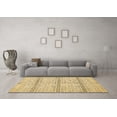 thumbnail image 3 of Ahgly Company Indoor Round Abstract Brown Modern Area Rugs, 5' Round, 3 of 4