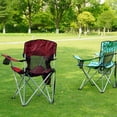 thumbnail image 5 of FlexWave Folding Camp Chair，Portable Outdoor Chair with Cup Holder & Carrying Bag，for Camping, Beach, Fishing, and Sports Events, 5 of 6