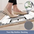 thumbnail image 6 of Findosom 2pcs Anti Fatigue Kitchen Rug Set,18"x30"+18"x47" Waterproof Non Slip Kitchen Runner Rug,0.4" Thick Cushioned Kitchen Floor Mats,Ergonomic Standing Mats Back Pain Relief Laundry Foam Rug, 6 of 7