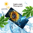 thumbnail image 4 of 1 Pcs 2D Flat License Plate Covers & Frames, Sunflower in Cosmic For Decorative Front, Waterproof For Decoration Aluminum License Plate Covers & Frames Cover For Men Women, 12" X 6", 4 of 7