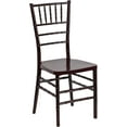 thumbnail image 3 of Wubio Pewter Resin Stacking Chiavari Chair 18.5"D x 15.75"W x 36.5"H-Mahogany, 3 of 11