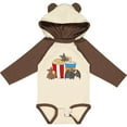 thumbnail image 3 of Inktastic Movie Loving Bats with Popcorn and Soda Boys or Girls Long Sleeve Baby Bodysuit, 3 of 5