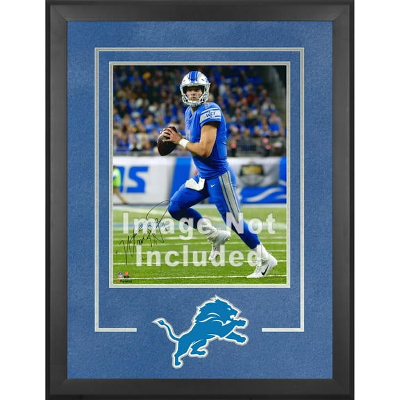 Detroit Lions Deluxe 16" x 20" Vertical Photograph Frame with Team Logo