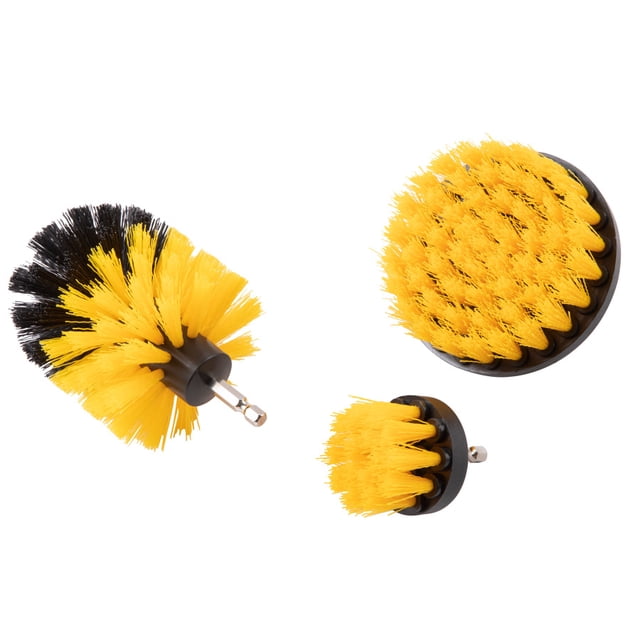 Juego de accesorios de cepillo de taladro, kit de limpieza de fregador eléctrico de 5 piezas para azulejos de baño, piso de ducha, cerámica, mármol, lechada, automóvil LingWen 9024715795823