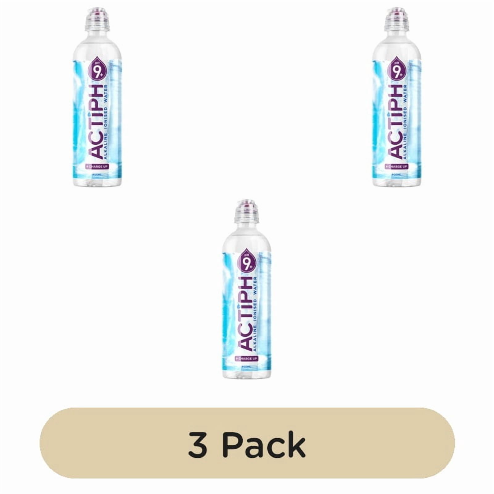 ACTIPH Alkaline Ionised Water 600ml, British Import (Pack of 3)