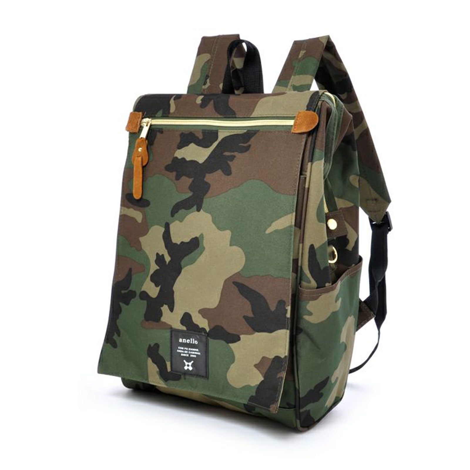 Anello Official Flap Cover Camouflage Japan Fashion Shoulder Rucksack ...