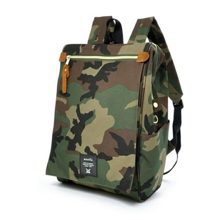 Anello Official Flap Cover Camouflage Japan Fashion Shoulder Rucksack Backpack School Travel Bag Large