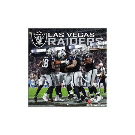 Turner Licensing, NFL Las Vegas Raiders 2025 Mini Wall Calendar