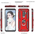 thumbnail image 3 of LeYi Compatible with S9 Plus Case, Samsung Galaxy S9 Plus Case with [2 Pack] 3D Curved Screen Protector, [Military-Grade] Magnetic Ring Kickstand Protective Case for Samsung S9 Plus [NOT FIT S9], Red, 3 of 6