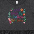 thumbnail image 4 of Inktastic 3rd Birthday She is Fierce Girls 3 Year Old Girls Toddler Dress, 4 of 5
