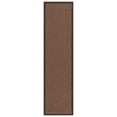 thumbnail image 3 of Safavieh Natural Fiber Charlene Bordered Runner Rug, Chocolate, 2' x 8', 3 of 12
