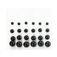 thumbnail image 2 of Limei 48 Pairs Black Pearl Stud Earrings Cultured Pearl Jewelry Gifts 6mm 8mm 10mm 12mm, 2 of 6