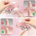 thumbnail image 3 of 4-in-1 Automatic Nail Trimmer with LED Light and Nail Scraps Storage, Multifunctional Electronic Nail Clippers for Adults and Seniors, USB Rechargeable, Not for Thick Nails, 3 of 7