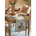 thumbnail image 6 of St Patrick''s Day Dining Table Runner, Spring Shamrock Clover Leaves Dresser Scarves Black White Plaid Farmhouse Coffe Table Runners ​Linen Burlap for Kitchen Decor, 6 of 6