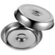 thumbnail image 3 of 2 tapas para alimentos de acero inoxidable, resistentes al aceite, ideales para filetes., 3 of 8