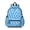 Blue Wavy Checkered, variant on Blue Wavy Checkered Pattern Backpack for School, Cute School Bag with Adjustable Shoulder Straps and Padded Back, 13.4"x11"x4.7"