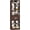 Walnut, variant on Homieasy Tall Closet Organizer with 2 Drawers, 79.7" Narrow Freestanding Storage Cabinet, Space-Saving Wood Garment Organizer for Bedroom, Entryway,Black