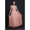 thumbnail image 6 of Bimba King Fisher Bird Print Women Smocked Bodice Beach Sun Dress-Medium, 6 of 7