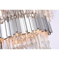 thumbnail image 3 of Eight Tier Shiny Nickel Bar Frame Chandelier With Clear Crystals, 3 of 3