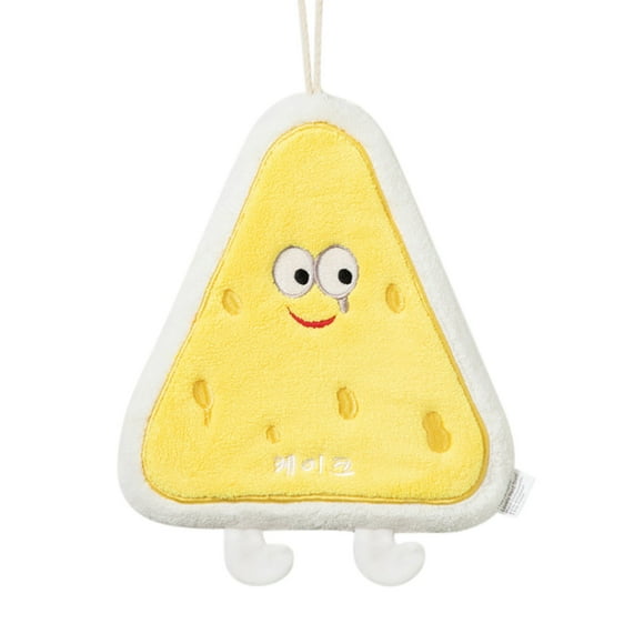 Rkstn Mouchoir Mignon Coréen Mouchoir Mignon Style Suspendu Cuisine Essuyage des Mains Séchage Tissu Trois Couches Serviette en Velours Épaissi Mouchoir