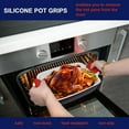 thumbnail image 3 of Ceramic Bakeware Set, Casserole Baking Dish Ceramic 3 Piece Rectangular Dark Blue, 3 of 9