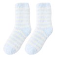 thumbnail image 2 of Dyfzdhu Womens Winter Stripe Socks Autumn And Winter Mid Tube Socks Thickened Warm Stockings, 2 of 6